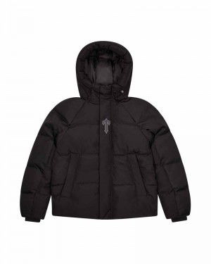 Odzież Wierzchnia Męskie Trapstar Irongate Arch Puffer AW23 Czarne | 56309-OSHL