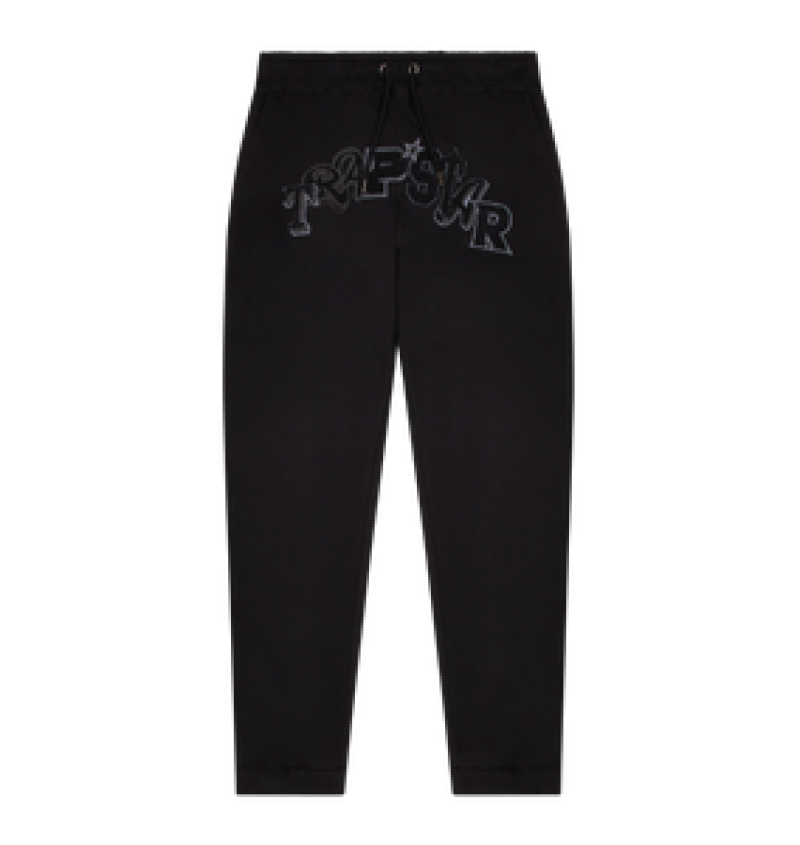 Dresy Męskie Trapstar Wildcard Chenille Jogging Czarne | 60741-HLYU