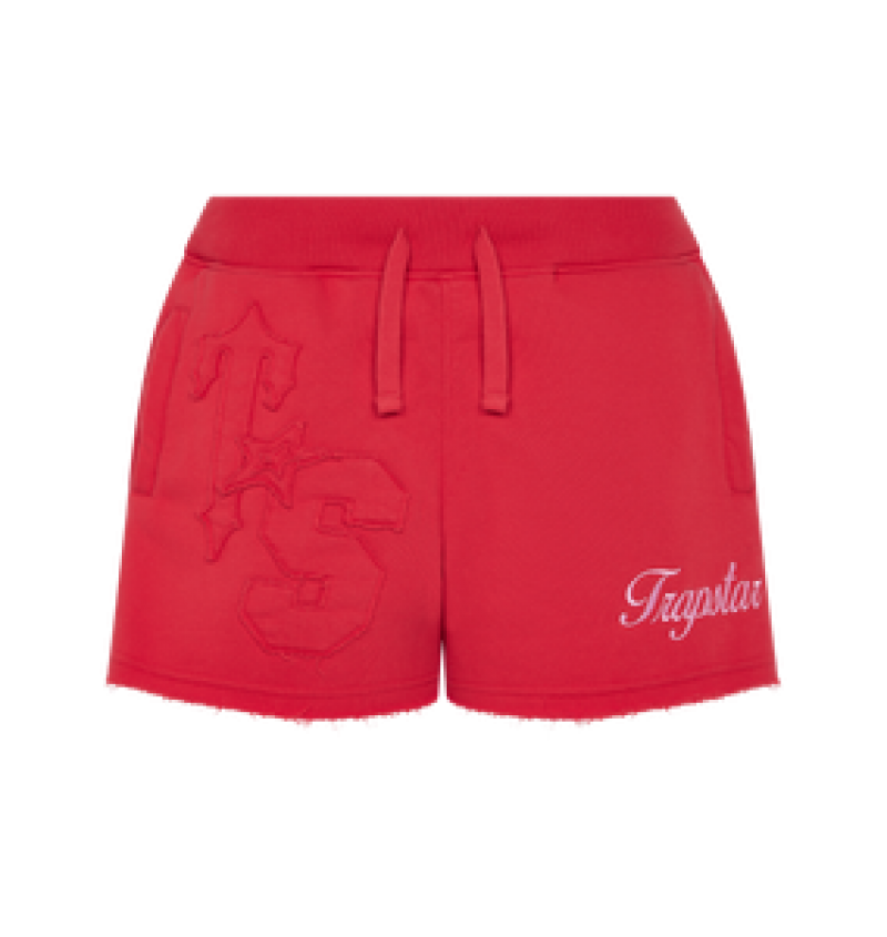 Spodenki Damskie Trapstar TS-Star Czerwone | 53082-TWIN