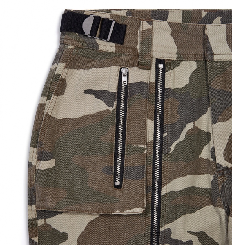 Spodnie Damskie Trapstar Cargo Camo | 57986-EAMN